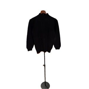 Vintage Korean War Era Wool sweater navy Blue Classic Wool? Military Sz small